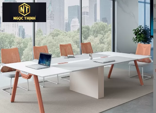 Bàn họp 2m4 kích thước chuẩn dành cho 8-10 người - cung cấp bởi Nội Thất Ngọc Thịnh Bàn họp 2m4 kích thước chuẩn dành cho 8-10 người - cung cấp bởi Nội Thất Ngọc Thịnh